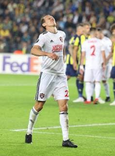 Martin Toth of Spartak Trnava during the UEFA Europa League Group D match between Fenerbahce and Spartak Trnava at Ulker Stadium in Istanbul , Turkey on October 04 , 2018 