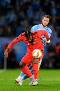 181004 Lasse Nielsen of Malmö FF during the Europa League group stage match between Malmö FF and Besiktas on October 4, 2018 in Malmö. Photo: Petter Arvidson BILDBYRN kod PA 92119 Copyright: PETTERxARVIDSON BB181004PA010