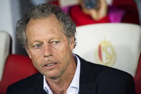 Standard s head coach Michel Preud homme pictured during a game of Belgian soccer team Standard de Liege against Turkish team Akhisar Belediyespor, in Liege, Thursday 04 October 2018, on day two of the Europa League group stage in group J. LAURIExDIEFFEMBACQ  x05440767x
