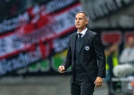 04.10.2018, xfux, Fussball UEFA Europa League, Eintracht Frankfurt - Lazio Rom, emspor, v.l. Trainer Adolf Adi Huetter (Eintracht Frankfurt) Frankfurt am Main