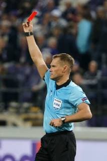 referee Vladislav Bezborodov FOOTBALL : RSC Anderlecht vs Dinamo Zagreb - Ligue Europa - 04 10 2018 PhotoNews Panoramic  775219892