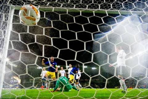 Sport Bilder des Tages 181004 Willi Orban of RB Leipzig celebrates the 0-2 goal during the Europa League match between Rosenborg and RB Leipzig on October 4, 2018 in Trondheim. Photo: Jon Olav Nesvold BILDBYRAN kod JE 160318 Copyright: JONxOLAVxNESVOLD BB181004JE056