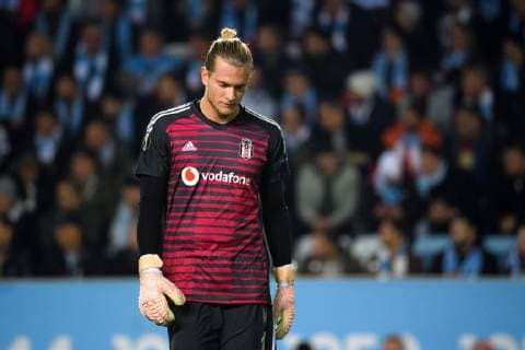 Fußball, EL, Malmö FF - Besiktas Istanbul 181004 Goalkeeper Loris Karius of Besiktas looks dejected after 1-0 during the Europa League group stage match between Malmö FF and Besiktas on October 4, 2018 in Malmö. Photo: Ludvig Thunman BILDBYRN kod LT 35544 Copyright: LUDVIGxTHUNMAN BB181004LT040
