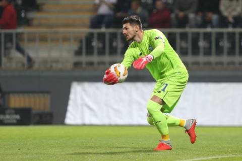 JABLONEC 04.10.2018 PILKA NOZNA FOOTBALL LIGA EUROPY - UEFA EUROPA LEAGUE FK JABLONEC - DYNAMO KIEV NZ. DENIS BOIKO (DYNANO) FOT. MICHAL CHWIEDUK FOKUSMEDIA NEWSPIX.PL --- Newspix.pl  181004CHW041