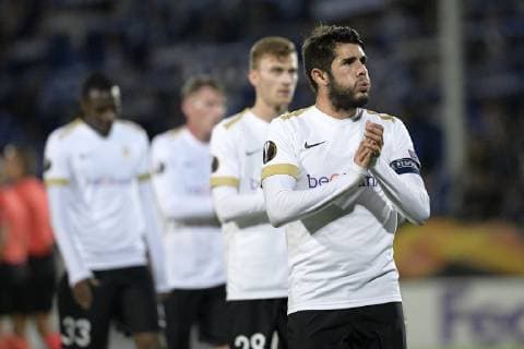 Fußball, EL, Sarpsborg 08 FF - KRC Genk Genk s Alejandro Pozuelo pictured after a game of Belgian soccer team KRC Racing Genk against Norwegian Sarpsborg 08 FF, in Sarpsborg, Norway, Thursday 04 October 2018, on day two of the Europa League group stage in group I. YORICKxJANSENS  x05440931x