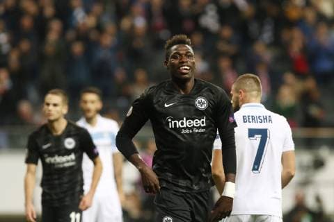 Danny da Costa (Frankfurt) feiert sein Tor zum 4:1 im Spiel gegen Rom Eintracht Frankfurt vs Lazio Rom, Fussball, Uefa Europa League, 04.10.2018 Eintracht Frankfurt vs Lazio Rom, Fussball, Uefa Europa League, 04.10.2018 Frankfurt Copyright: xEIBNER RenexWeissx EP_RWS