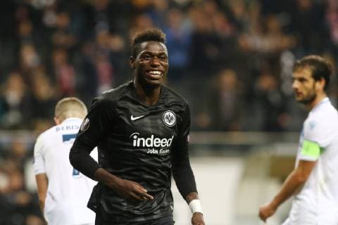 Danny da Costa (Frankfurt) feiert sein Tor zum 4:1 im Spiel gegen Rom Eintracht Frankfurt vs Lazio Rom, Fussball, Uefa Europa League, 04.10.2018 Eintracht Frankfurt vs Lazio Rom, Fussball, Uefa Europa League, 04.10.2018 Frankfurt Copyright: xEIBNER RenexWeissx EP_RWS
