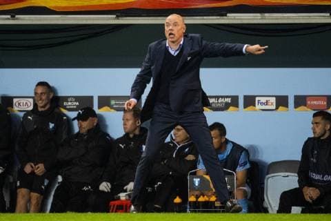 Fußball, EL, Malmö FF - Besiktas Istanbul 181004 Uwe Rösler, head coach of Malmö FF during the Europa League group stage match between Malmö FF and Besiktas on October 4, 2018 in Malmö. Photo: Ludvig Thunman BILDBYRN kod LT 35544 Copyright: LUDVIGxTHUNMAN BB181004LT102