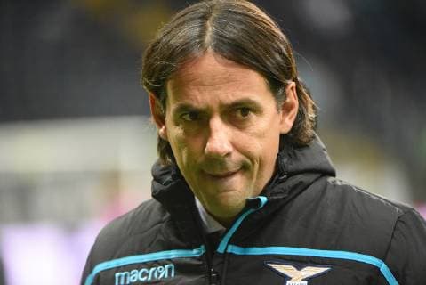04.10.2018 GER, Frankfurt am Main, Commerzbankarena UEFA Europa League Eintracht Frankfurt (SGE) - Lazio Rom Trainer Simone Inzaghi (LAzio Rom) DFL regulations prohibit any use of photographs as image sequences and or quasi-video