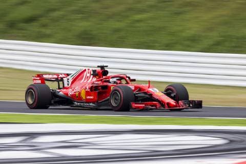 5th October 2018, Suzuka International Race Course, Suzuka City, Japan; Formula One Grand Prix of Japan, Friday free practice; Scuderia Ferrari driver Sebastian Vettel  ActionPlus12068101 StephenxBlackberry