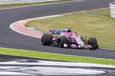 5th October 2018, Suzuka International Race Course, Suzuka City, Japan; Formula One Grand Prix of Japan, Friday free practice; Sahara Force India driver Esteban Ocon  ActionPlus12068102 StephenxBlackberry