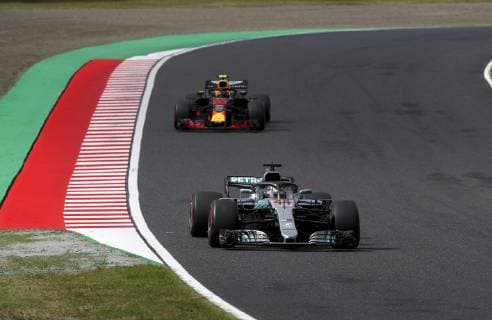 Motorsports: FIA Formula One World Championship WM Weltmeisterschaft 2018, Grand Prix of Japan, World Championship 2018 Grand Prix Japan 44 Lewis Hamilton (GBR, Mercedes AMG Petronas F1 Team),