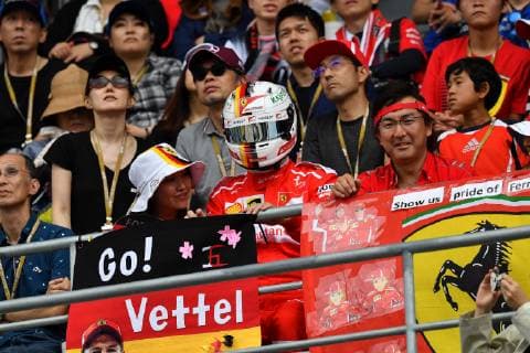 Fans, formula 1 GP, Japan in Suzuka, 06.10.2018 Photo:mspb Jerry Andre Photo:mspb Jean Petin Fans; Formel 1 GP, Japan 2018