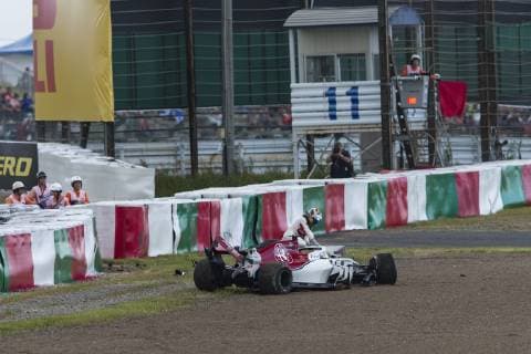 6th October 2018, Suzuka International Racing Course, Suzuka City, Japan; Formula One Grand Prix of Japan, qualification; Alfa Romeo Sauber driver Marcus Ericsson  ActionPlus12068418 StephenxBlackberry
