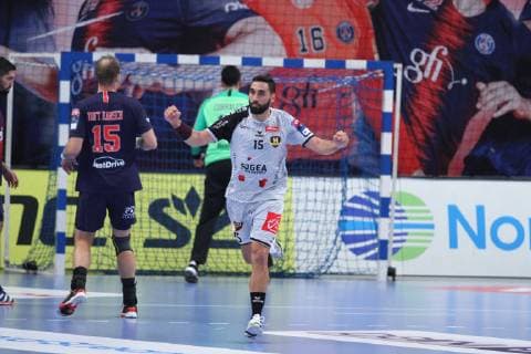 Valero RIvera (Nantes) HANDBALL : Velux EHF Champions League - 4eme journee - Paris Saint-Germain HB vs HBC Nantes - 06 10 2018 KevinDomas Panoramic 