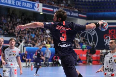 Uwe Gensheimer (Paris) HANDBALL : Velux EHF Champions League - 4eme journee - Paris Saint-Germain HB vs HBC Nantes - 06 10 2018 KevinDomas Panoramic 