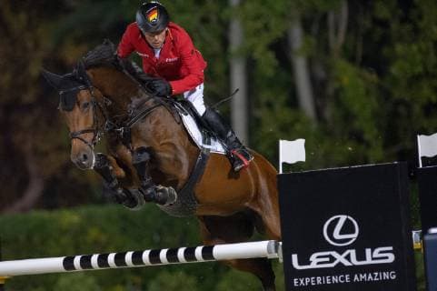 Sport Themen der Woche KW 40 Sport Bilder des Tages FEI JUMPING NATIONSCUP FINAL 2018 BARCELONA Barcelona, Spain, 6.10.2018, Springreiten, FEI JUMPING NATIONSCUP FINAL 2018 BARCELONA - Queen s Cup - Segura Viudas Trophy. Bild zeigt DREHER Hans-Dieter (GER) riding Berlinda. ***6 10 18, Barcelona, Spain, Sports, Showjumping, FEI JUMPING NATIONSCUP FINAL 2018 BARCELONA - Queen s Cup - Segura Viudas Trophy. Image shows DREHER Hans-Dieter (GER) riding Berlinda.*** *** FEI JUMPING NATIONSCUP FINAL 2018 BARCELONA Barcelona Spain 6 10 2018 Sport Show Jumping FEI JUMPING NATIONSCUP FINAL 2018 BARCELONA Queen s Cup Segura Viudas Trophy Picture shows DREHERS Hans Dieter GER riding Berlinda 6 10 18 Barcelona Spain Showjumping FEI JUMPING NATIONSCUP FINAL 2018 BARCELONA Queen s Cup Segura Viudas Trophy Image shows DREHERS Hans Dieter GER riding Berlinda