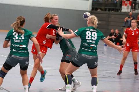 1.FC Köln vs. BV Garrel Handball Damen 3.Bundesliga West Lisa Schmidt (1.FC Köln) 06.10.2018