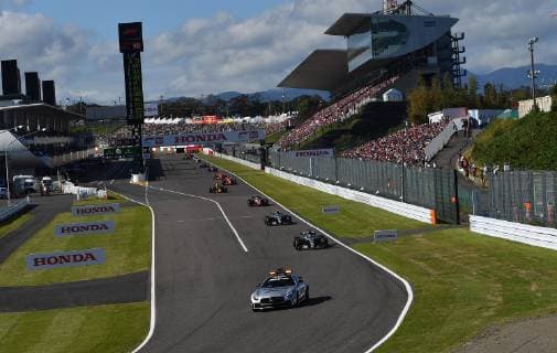 Safetycar, formula 1 GP, Japan in Suzuka, 07.10.2018 Photo:mspb Jerry Andre Safetycar; formula 1 GP, Japan 2018