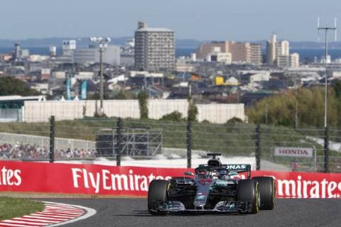 Motorsports: FIA Formula One World Championship WM Weltmeisterschaft 2018, Grand Prix of Japan, World Championship 2018 Grand Prix Japan 44 Lewis Hamilton (GBR, Mercedes AMG Petronas F1 Team), Suzuka Japan