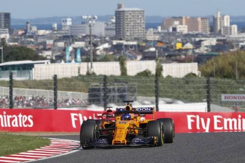 Motorsports: FIA Formula One World Championship WM Weltmeisterschaft 2018, Grand Prix of Japan, World Championship 2018 Grand Prix Japan 14 Fernando Alonso (ESP, McLaren-Renault), Suzuka Japan