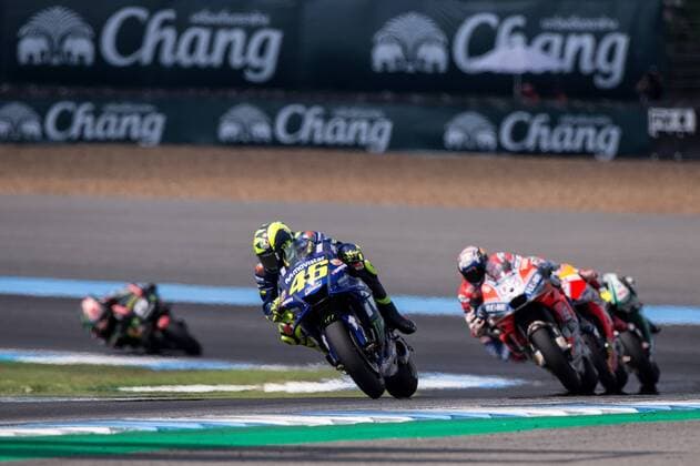 VALENTINO ROSSI - ITALIAN - MOVISTAR YAMAHA MotoGP - YAMAHA ANDREA DOVIZIOSO - ITALIAN - DUCATI TEAM - DUCATI MARC MARQUEZ - SPANISH - REPSOL HONDA TEAM - HONDA MOTO : Grand Prix moto de Thailande - Buriram - 07 10 2018 VincentGuignet Panoramic 