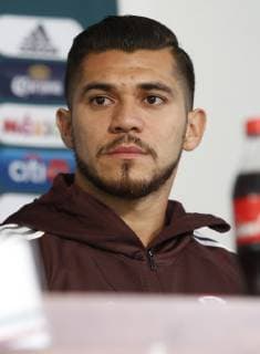 October 8, 2018 - EUM20181008DEP08.JPG .CIUDAD DE MEXICO. SoccerFutbol-Seleccion Mexicana.- 8 de octubre de 2018. El futbolista Henry Martin durante conferencia previa al entrenamiento de la Seleccion Nacional en el Centro de Alto Rendimiento, de cara al partido contra Costa Rica el proximo jueves 11 de octubre. Foto: Agencia EL UNIVERSALAgustin SalinasEELG Latin News: October 8, 2018 Copyright: xElxUniversalx