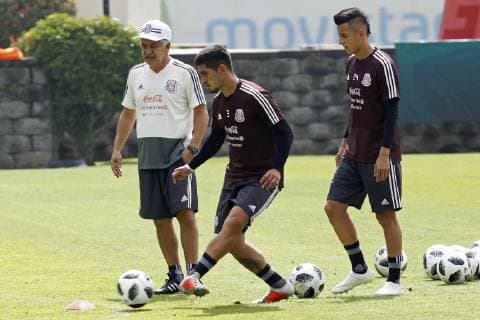 October 8, 2018 - EUM20181008DEP13.JPG .CIUDAD DE MEXICO. SoccerFutbol-Seleccion Mexicana.- 8 de octubre de 2018. Aspectos del entrenamiento de la Seleccion Mexicana en el Centro de Alto rendimiento, previo al partido contra Costa Rica del proximo jueves 11 de octubre. Foto: Agencia EL UNIVERSALAgustin SalinasEELG Latin News: October 8, 2018 Copyright: xElxUniversalx