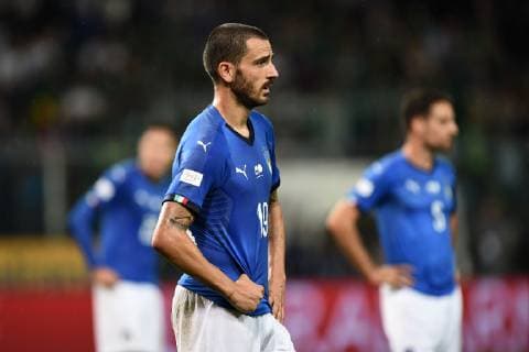 Fußball, Italien - Ukraine Db Genova 10 10 2018 - amichevole Italia-Ucraina foto Daniele Buffa Image nella foto: Leonardo Bonucci 