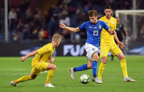 Photo LaPresse - Tano Pecoraro 10 October 2018 City Genova - (Italy) Soccer Italia vs Ucraina Race Friendly- "Luigi Ferraris" Stadium in the pic: barella nicol& xf2;  Copyright: xTanoxPecoraro LaPresse LaPresse x