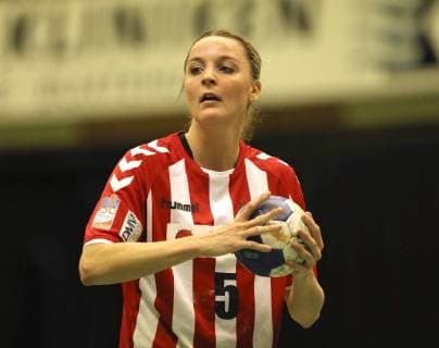 Foto : Franziska Müller ( Blomberg ) Handball - 1. Bundesliga Damen , am Mi. 10.10.2018 BSV Buxtehude - Blomberg 29 - 28