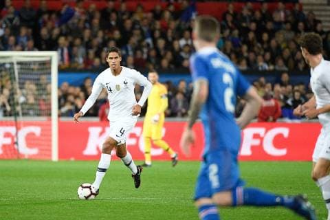 Fußball, Länderspiel, Frankreich - Island 04 RAPHAEL VARANE (FRA) FOOTBALL : France vs Islande - Match Amical - 11 10 2018 FEP Panoramic 