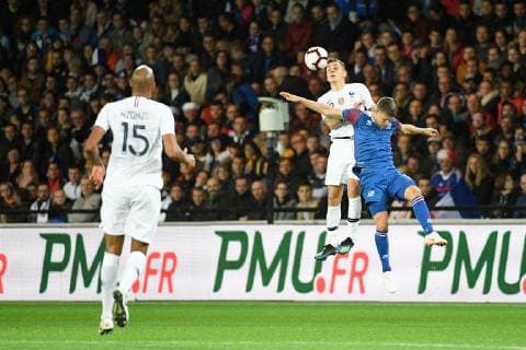 12 LUCAS DIGNE (FRA) FOOTBALL : France vs Islande - Match Amical - 11 10 2018 FEP Panoramic 