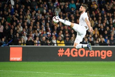 Fußball, Länderspiel, Frankreich - Island 09 OLIVIER GIROUD (FRA) FOOTBALL : France vs Islande - Match Amical - 11 10 2018 FEP Panoramic 