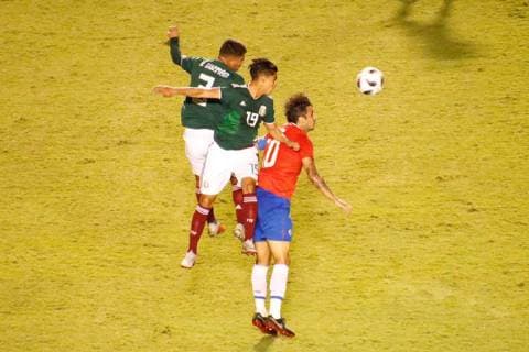October 11, 2018 - EUM20181011DEP03.JPG.MONTERREY, N.L.- SoccerFutbol-Mexico-Costa Rica.- 11 de octubre de 2018.- Acciones del partido amistoso entre las selecciones de Mexico y Costa Rica en el estadio Universitario de Nuevo Leon, disputado en el estadio Universitario de Nuevo Leon. Foto: Agencia EL UNIVERSALGerardo Velazquez De LeonRCC. Latin News: October 11, 2018 Copyright: xElxUniversalx