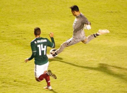 October 11, 2018 - EUM20181011DEP05.JPG.MONTERREY, N.L.- SoccerFutbol-Mexico-Costa Rica.- 11 de octubre de 2018.- Acciones del partido amistoso entre las selecciones de Mexico y Costa Rica en el estadio Universitario de Nuevo Leon, disputado en el estadio Universitario de Nuevo Leon. Foto: Agencia EL UNIVERSALGerardo Velazquez De LeonRCC. Latin News: October 11, 2018 Copyright: xElxUniversalx