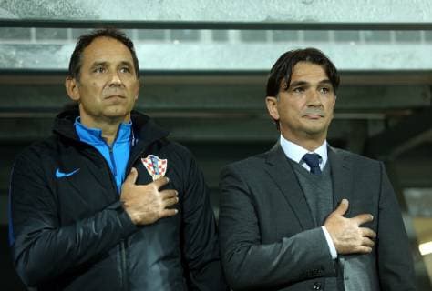 League of Nations, football match Croatia - England 12.10.2018., Croatia, Rujevica, Rijeka - League of Nations, football match Croatia - England. Drazen Ladic, Zlatko Dalic  LukaxStanzl PIXSELL