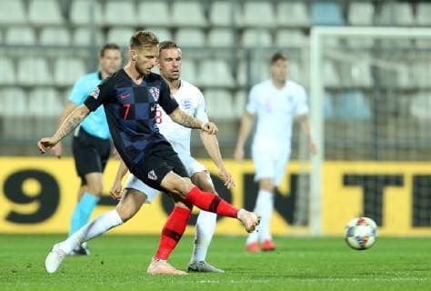 League of Nations, football match Croatia - England 12.10.2018., Croatia, Rujevica, Rijeka - League of Nations, football match Croatia - England. Ivan Rakitic  LukaxStanzl PIXSELL