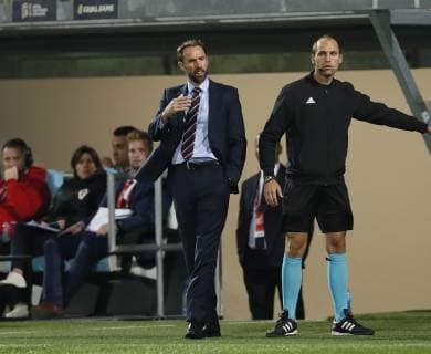 Gareth Southgate manager of England during the Uefa Nations League, Group A4 match at Stadion HNK Rijeka, Rijeka. Picture date: 12th October 2018. Picture credit should read: David Klein Sportimage EDITORIAL USE ONLY. No use with unauthorised audio, video, data, fixture lists, club league logos or live services. Online in-match use limited to 120 images, no video emulation. No use in betting, games or single club league player publications.