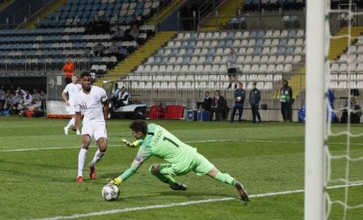Dominik Livakovic of Croatia makes another save from Marcus Rashford of England during the Uefa Nations League, Group A4 match at Stadion HNK Rijeka, Rijeka. Picture date: 12th October 2018. Picture credit should read: David Klein Sportimage EDITORIAL USE ONLY. No use with unauthorised audio, video, data, fixture lists, club league logos or live services. Online in-match use limited to 120 images, no video emulation. No use in betting, games or single club league player publications.