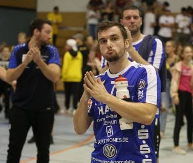 12.10.2018, xmgx, Handball 3.Liga, SG Bruchköbel - HSG Hanau v.l. Enttäuschung (HSG) Bruchköbel Hessen Deutschland (DEU)