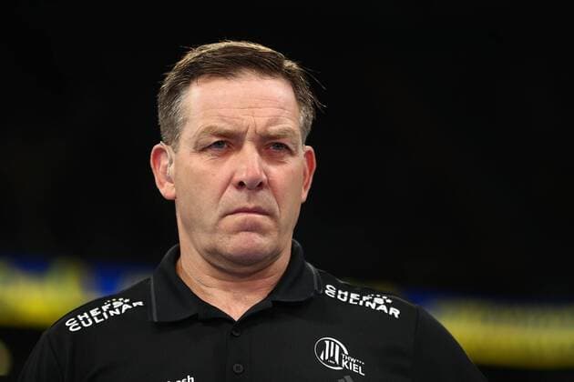 Alfred Gislason (Trainer THW Kiel), Rhein Neckar Loewen vs THW Kiel, DKB Handball Bundesliga, 13.10.2018, Foto Eibner Rhein Neckar Loewen vs THW Kiel, DKB Handball Bundesliga, 13.10.2018 Mannheim Copyright: xEIBNER Alexander_Neisx EP_ANS