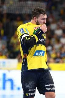 Jannik Kohlbacher (Rhein Neckar Loewen), Rhein Neckar Loewen vs THW Kiel, DKB Handball Bundesliga, 13.10.2018, Foto Eibner Rhein Neckar Loewen vs THW Kiel, DKB Handball Bundesliga, 13.10.2018 Mannheim Copyright: xEIBNER Alexander_Neisx EP_ANS