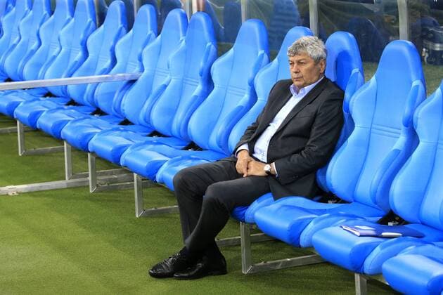 SOCHI, RUSSIA - OCTOBER 14, 2018: Turkey s head coach Mircea Lucescu before the start of the 2018 UEFA Nations League Group Stage League B Group 2 football match between Russia and Turkey at Fisht Stadium. Mikhail Japaridze TASS  TS093B8A