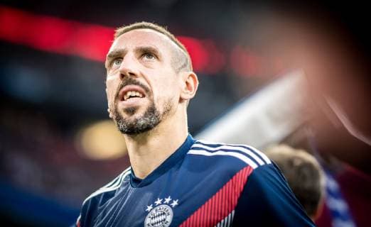 6. Oktober 2018: Muenchen, Allianz Arena: Fussball 1. Bundesliga, 7. Spieltag: FC Bayern Muenchen - Borussia Moenchengladbach: Muenchens Franck Ribery. DFL REGULATIONS PROHIBIT ANY USE OF PHOTOGRAPHS AS IMAGE SEQUENCES AND OR QUASI-VIDEO.