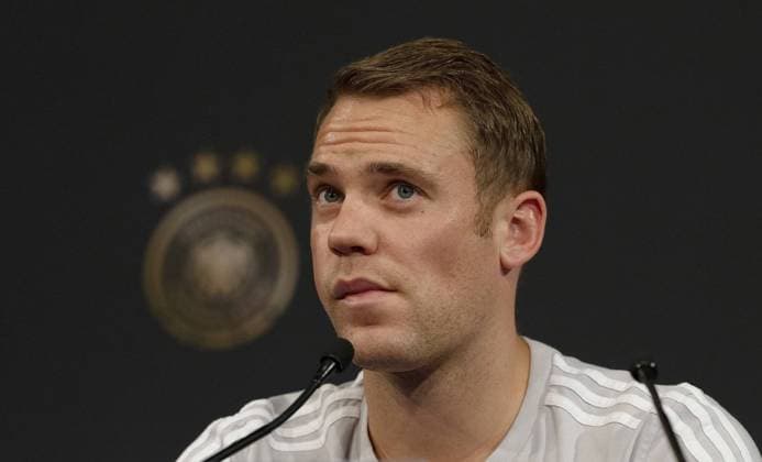 15.10.2018, Fussball, UEFA Nations League, Pressekonferenz und Training der deutschen Nationalmannschaft im Stade de France Paris. Torwart Manuel Neuer (Deutschland)