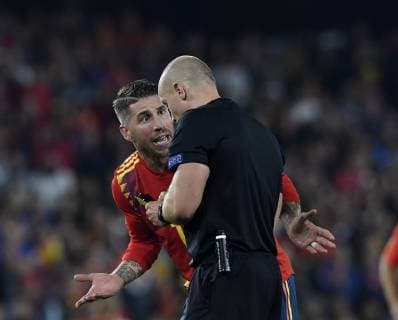 Sergio Ramos of the Spanish national team Nationalteam in action in a match belonging to the UEFA League of Nations, fourth round, facing Spain - England national team, Benito Villamarin stadium, 15th october, Sevilla, Spain, photo: Cristobal Duenas