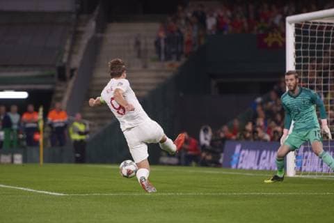 SEVILLA, SPAIN - OCTOBER 15: Harry Kane, forward of England in action during the UEFA Nations League A Group match between Spain and England on October 15, 2018, at Benito Villamarin stadium (Photo by Carlos Sanchez Martinez Icon Sportswire) SOCCER: OCT 15 England at Spain Icon181015021 EDITORIAL USE ONLY