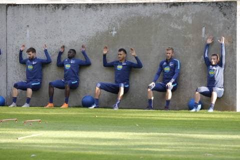 Sport Themen der Woche KW42 Sport Bilder des Tages Berlin, Sportpark, GER, 1.FBL, Hertha BSC, Saison 2018 2019, Training *** Berlin Sportpark GER 1 FBL Hertha BSC Season 2018 2019 Training