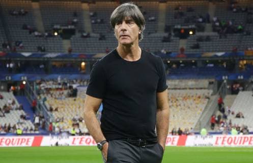 Paris , Fußball Nations League Frankreich vs. Deutschland , Trainer Joachim Löw ( GER ) DFB regulations prohibit any use of photographs as image sequences and or quasi-video